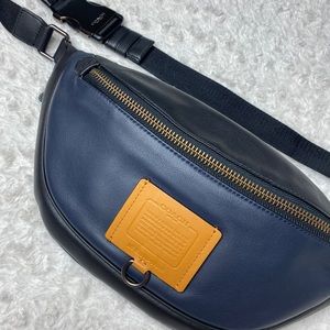 Brand new leather Coach fanny pack